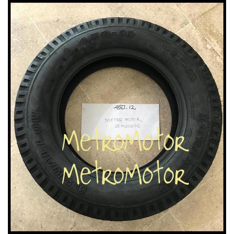 TERMURAH BAN LUAR MOTOR RODA TIGA 3 VIAR TOSSA 450-12 SWALLOW NOZOMI 