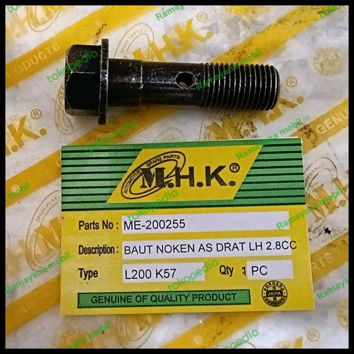 TERLARIS BAUT NOKEN AS DRAT KIRI (14X50 HR19 OD25) MITSUBISHI STRADA L200 K57 