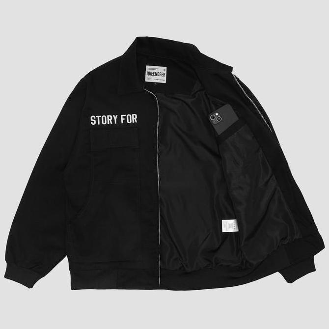 Queenbeer - Work Jacket Barker Black