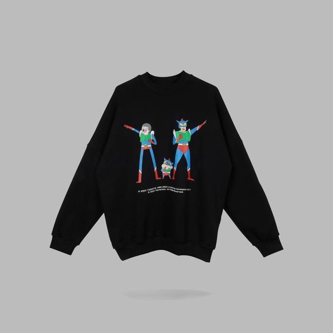 HSCO - Oversized Crewneck Shinchan X Tahilalats Three Hero