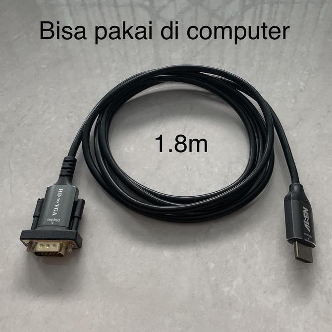 HDMI To VGA-1.8meter converter adapter aisen/ HDMI TO VGA-1.8m AISEN BISA GRAB