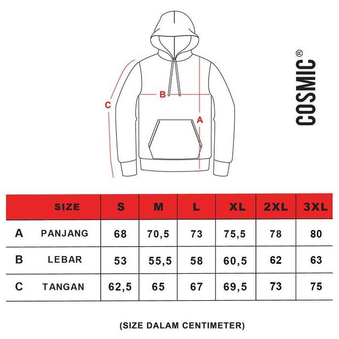 Cosmic Sweater Hoodie Zipper Pria DEVLIN WHITE