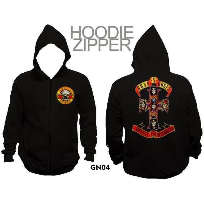 Jaket guns n roses-zipper-hoodie-switer guns n roses gn04