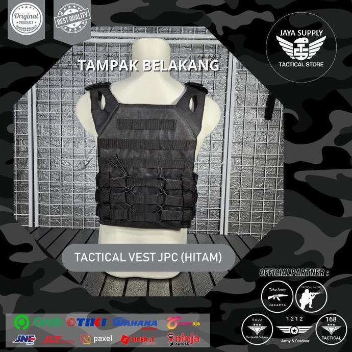 Rompi JPC Airsoft Tactical Vest FSBE CIRAS SPC Emerson Molle Armor BK