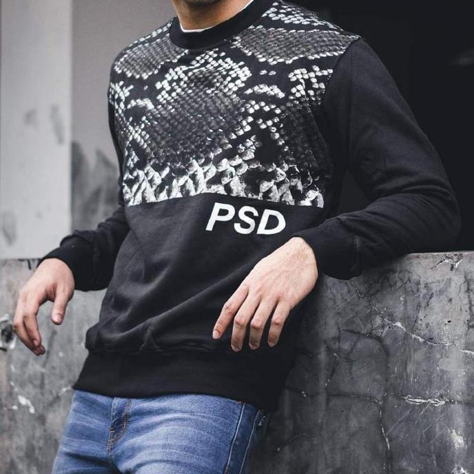 Sweater Peter says denim ori R R REPTILE