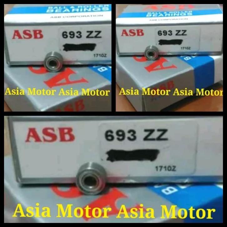 HOT DEAL BEARING KECIL TAMIYA 693 ZZ ASB BERING LAHER LAKER TAMIYA 3 X 8 X 4 MM