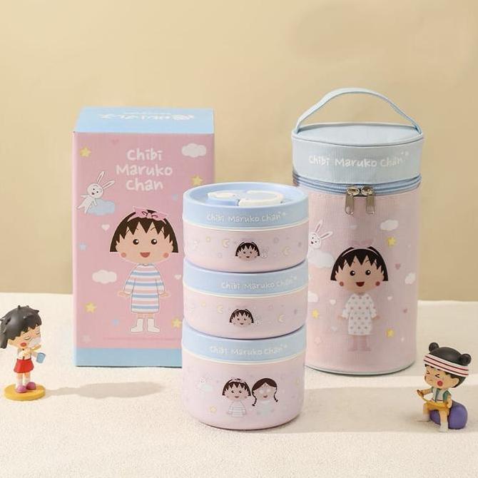 Rantang Makan Tahan Panas / Rantang Susun Stainless Anti Tumpah