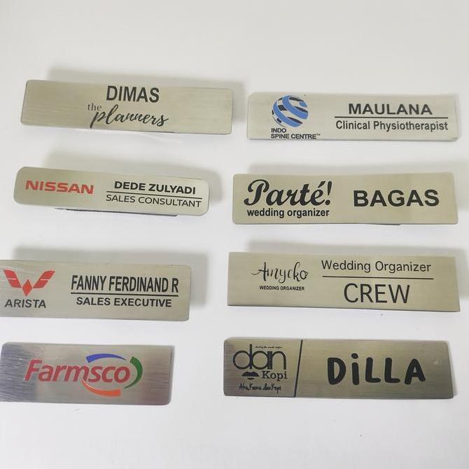 Pin magnet / Name tag magnet / Nama dada magnet