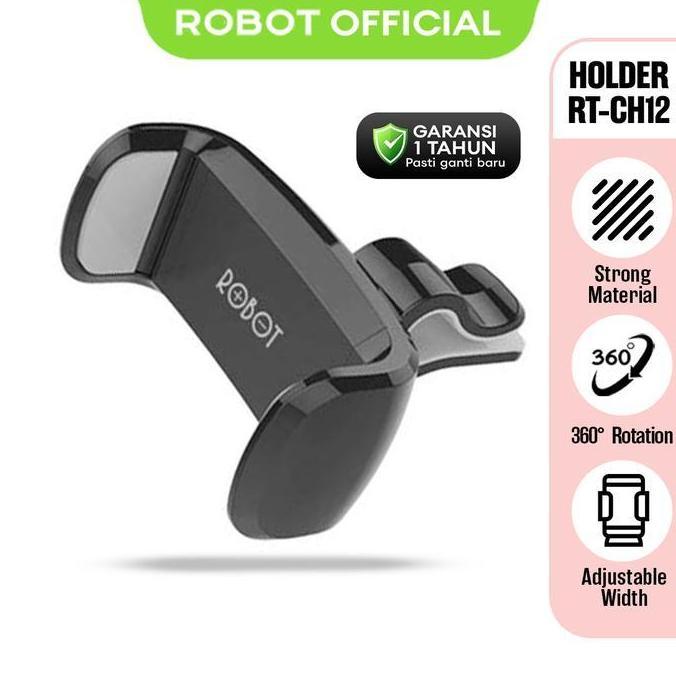 ROBOT Universal Car Holder RT-CH07 Silicon Pad For Smartphone Car Stand Holder - Garansi Resmi 1 Tah