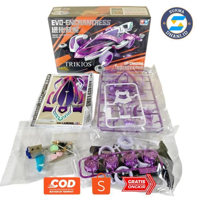 SUKMADHANI.ID MINI 4WD NON TAMIYA - AULDEY X 4WD TEAM OF DREAM UP CHASSIS SERIES EVO MONSTEROUS -  E