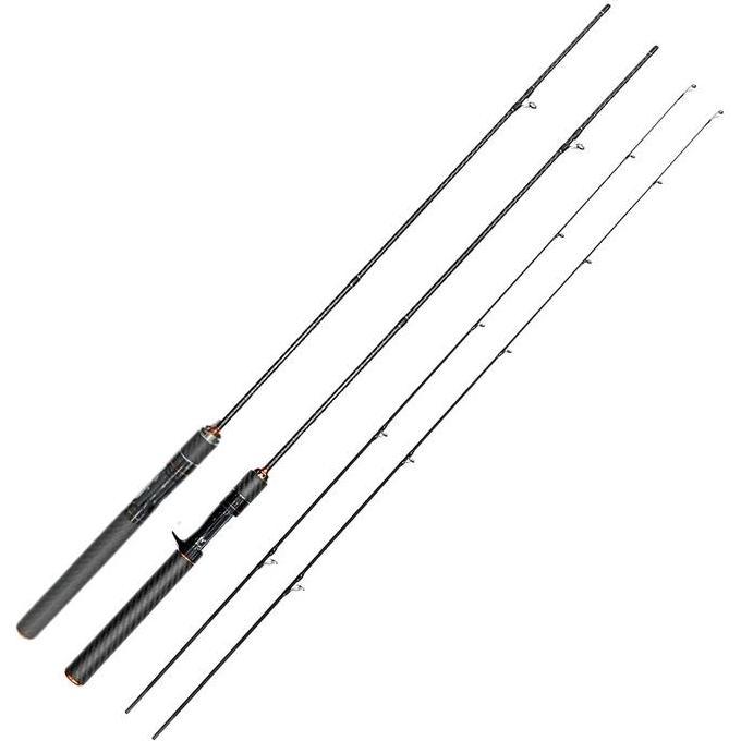 Aquapro Joran Pancing Strangers Action Ultralight Fishing Spinning Rod Bahan High Carbon Solid