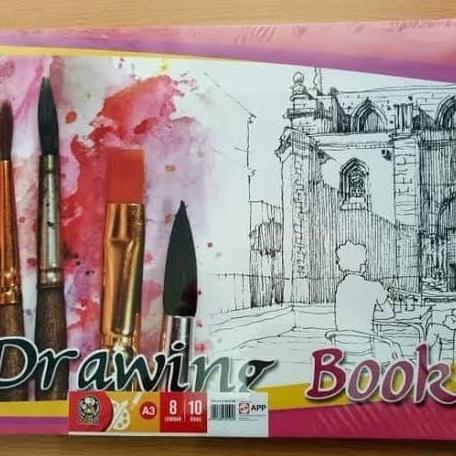 GROSIR SEPAK Buku Gambar DODO A3 Besar 1PAK isi 10buku/Buku Gambar A3 DODO/Drawing Book DODO