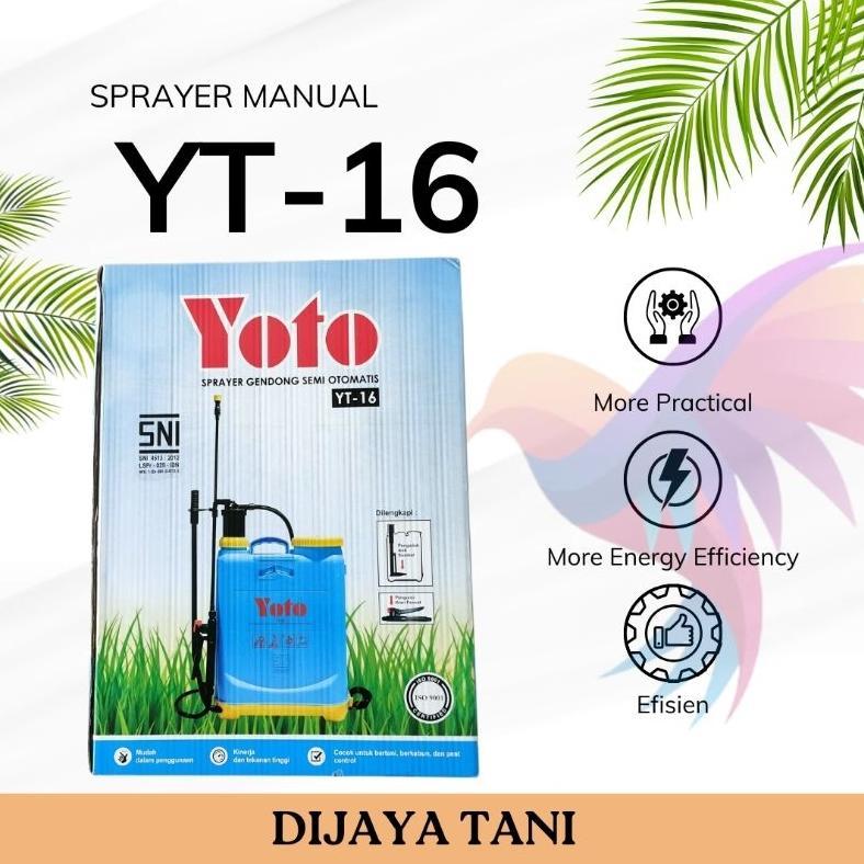Knapsack Hand Sprayer Yoto 16 Liter Manual