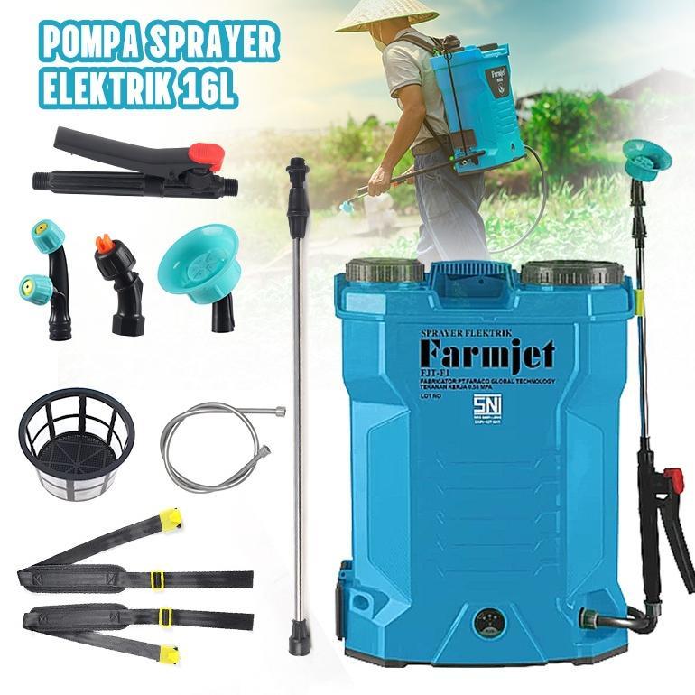 Pompa Sprayer Semprotan Tanaman Elektrik Tangki 16 Liter,Mesin Semprot Pertanian Semprot dgw(502)