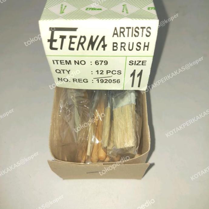 Kuas Lukis ETERNA nomor 11 per 1 lusin