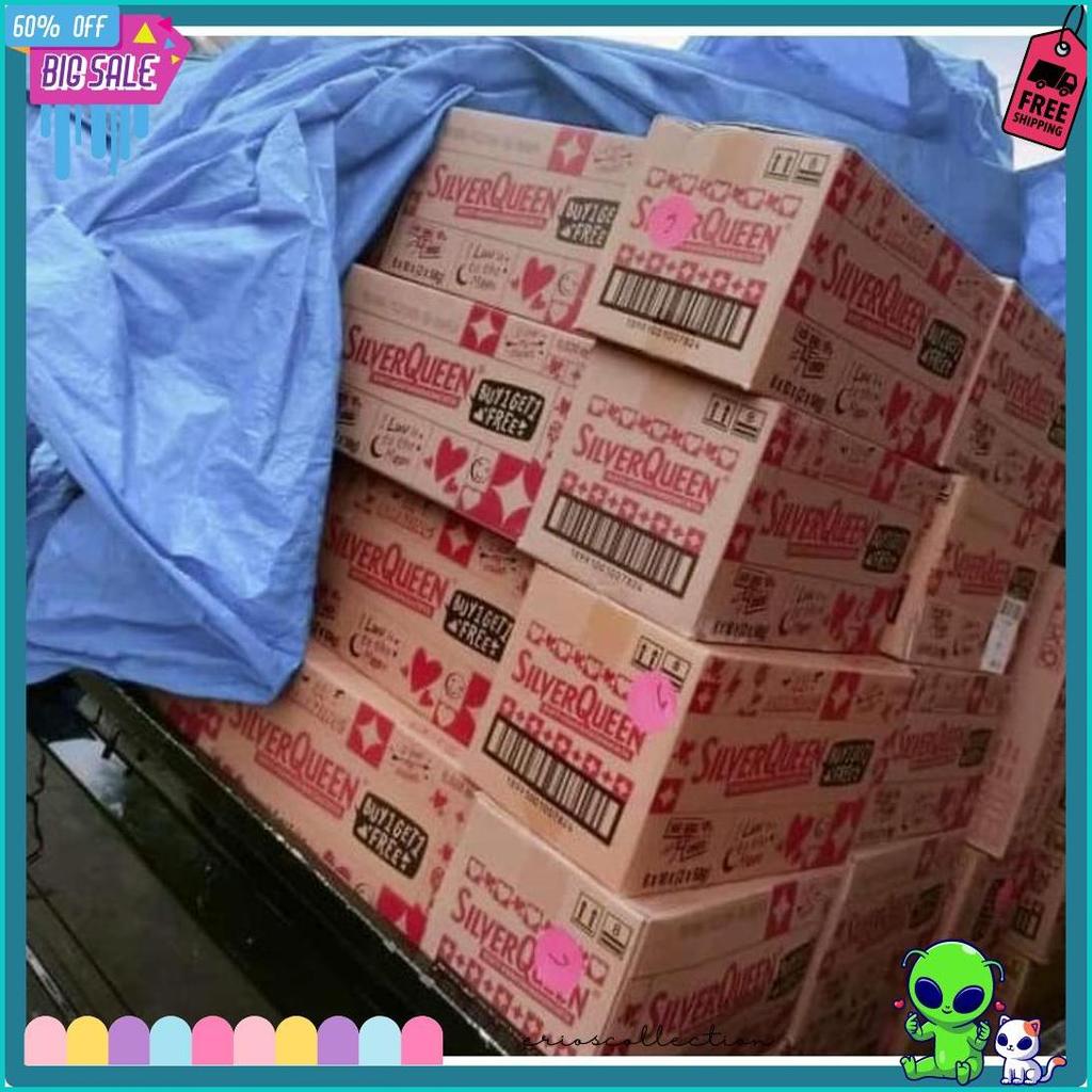 Silverqueen Ukuran Besar 55 Gram Chunky Bar 30 Gr - Coklat Valentine - Silverqueen Cashews