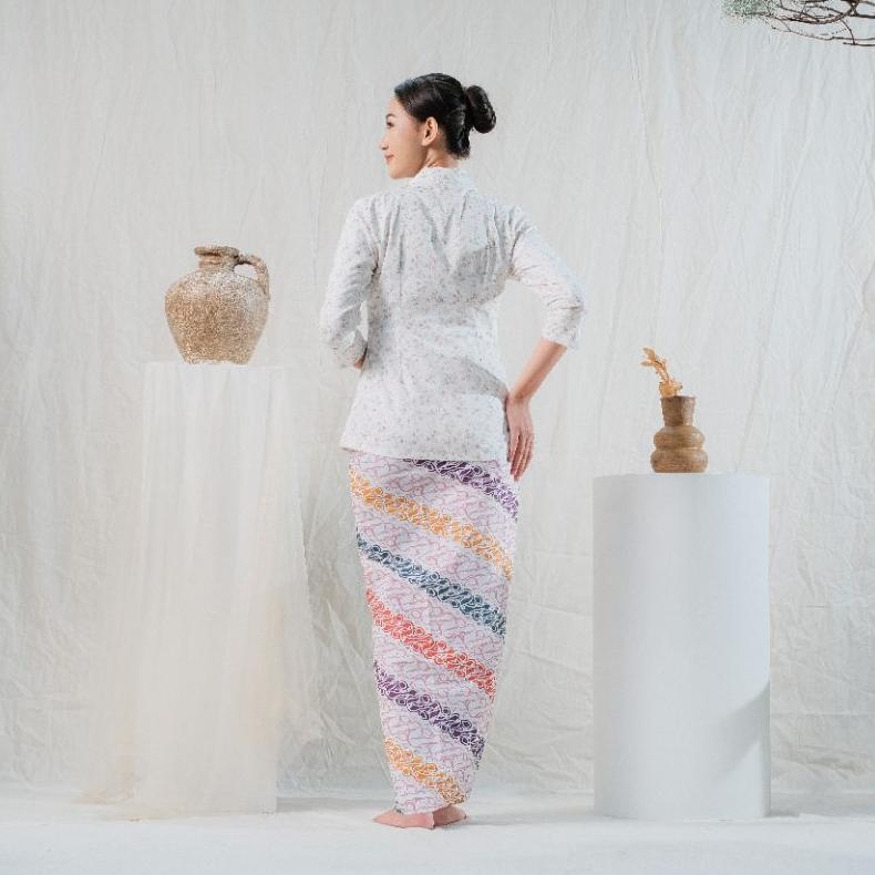 Grosir Kebaya Kutu Baru Katun Jepang Gendhis Putih By Khalisa Batik