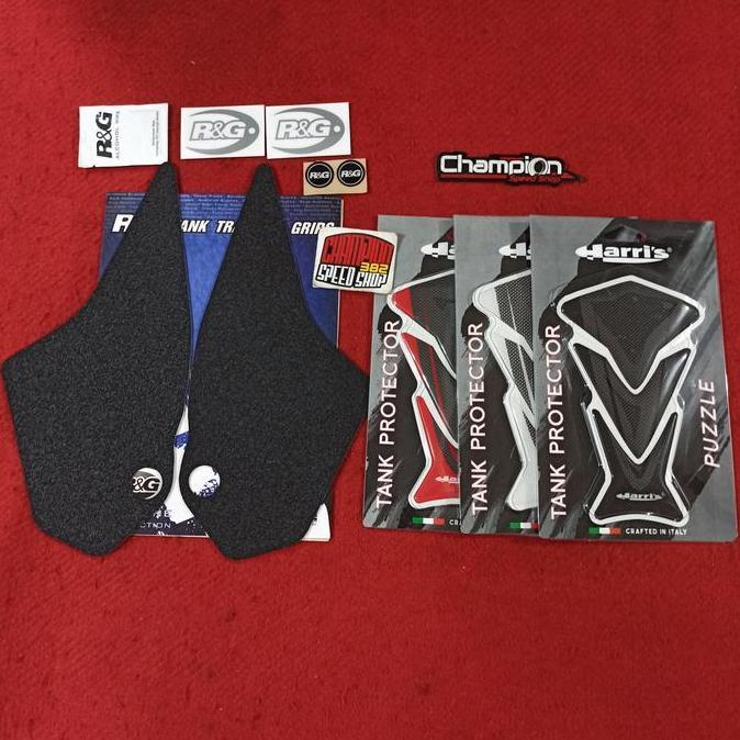 // TANKPAD TANKGRIP SIDE TANK PAD R&G RG RNG UK HARRIS CBR 250RR CBR250RR *