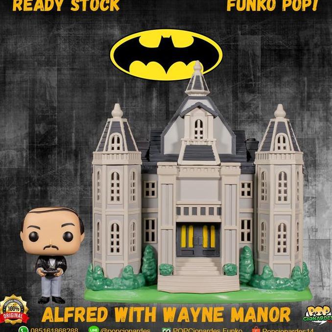 Funko POP Town - Dc - Batman - Alfred Pennyworth w Bruce Wayne Manor
