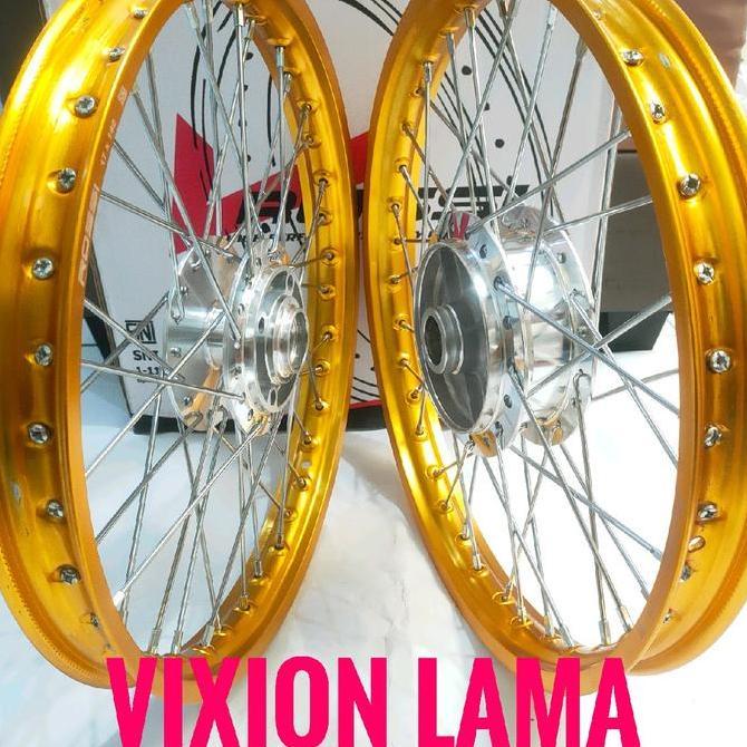 Velg Rossi Vixion old/ vixion lama/ tromol set jari velg siap pasang motor pnp Original