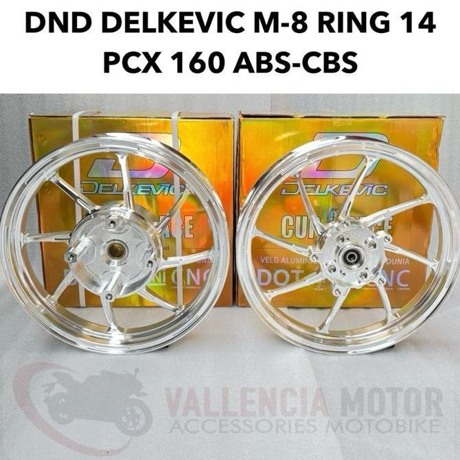 VELG DND ORI M-8 PCX 160 PCX 150 PELEK RACING M8 PCX 150 PCX 160 PELK VELG DELKEVIC PCX 160 MODEL AK
