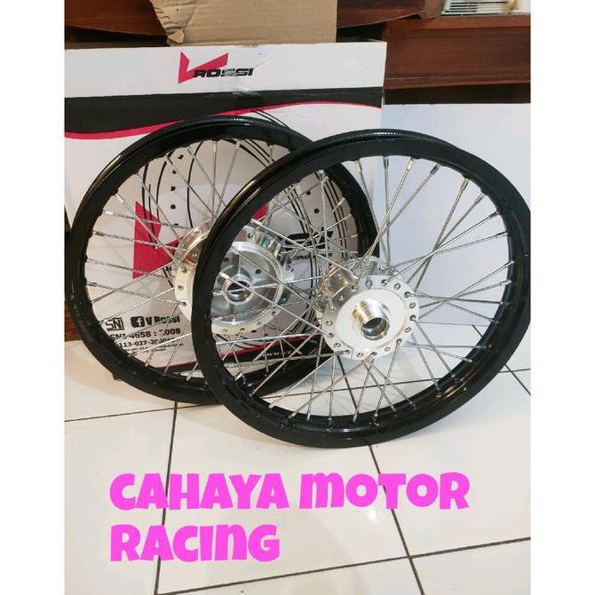 Velg Rossi Motor Vixion New / Vixion Old/ tromol set jari velg ukuran 185x215/17 plus rakitan stell 