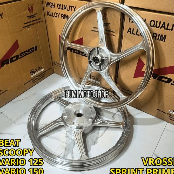 VELG RACING VROSSI SPRINT PRIME BEAT SCOOPY VARIO 110 VARIO 125 VARIO 150 RING 17 MODEL VND AK55 Ori