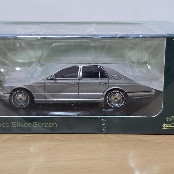 GFCC 1998 Rolls Royce Silver Seraph Gray Diecast Koleksi Mobil Mainan Mini Scale 1/64 Hotwheels Lang