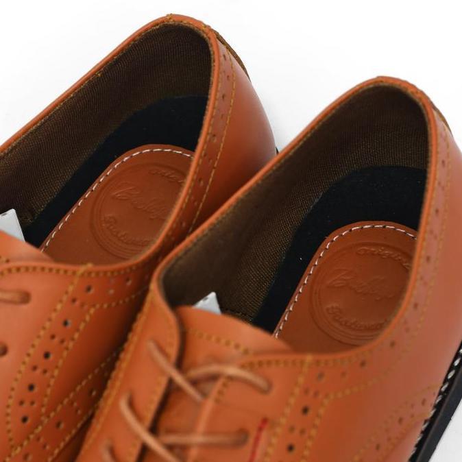 BRADLEYS FOOTWEAR - SEPATU PANTOFEL KULIT PRIA GIEMLY TAN