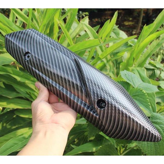Tameng Knalpot Carbon Mio M 3 Tutup Cover Knalpot Carbon Mio M 3 Mioz Xride 125 Soul Gt 125 Fino Aks