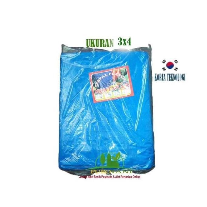 Terpal 3X4 Terpal Layar Tenda Kolam Ikan Montana Korea