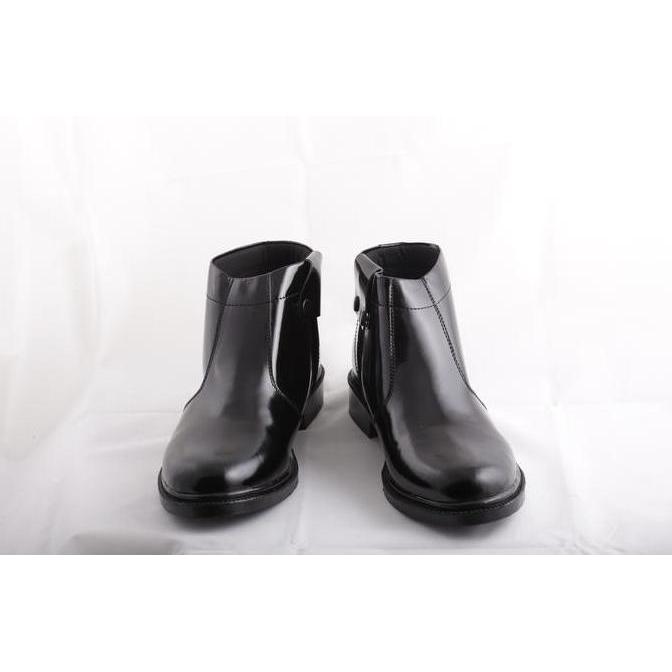 Sepatu PDH Resleting Lux | Sepatu PDH Pria Kulit Lux Seleting Samping