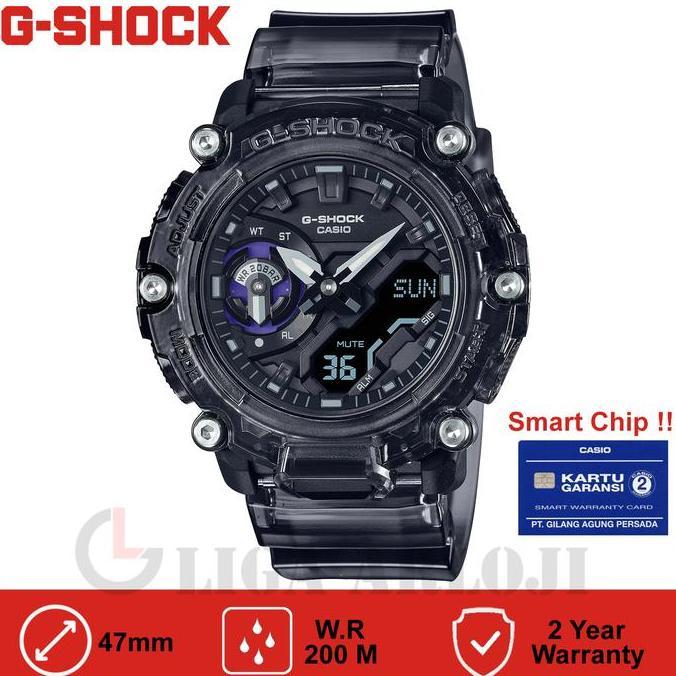 Casio G-Shock Ga-2200Skl-8Adr Jam Tangan Pria Gshock Ga2200 Ga2200Skl