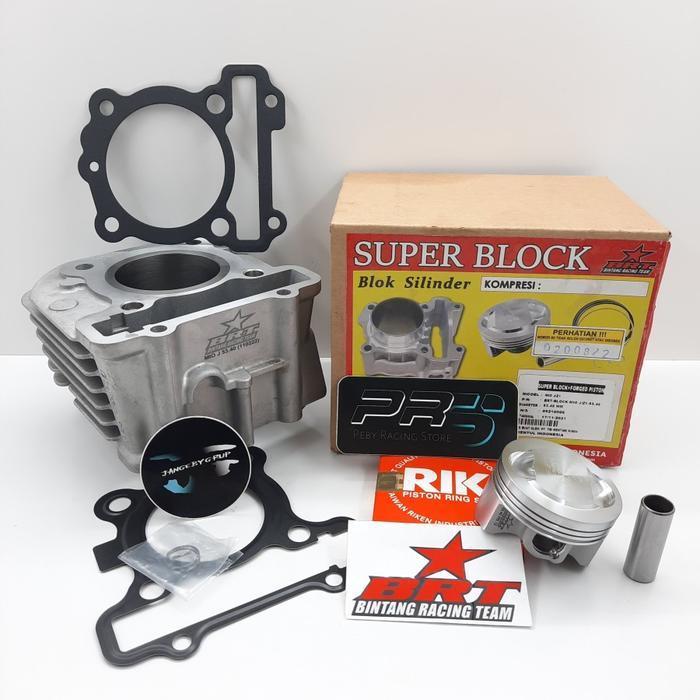 PAKET BORE UP BRT MIO J FINO FI XRIDE SOUL GT 115 BLOK PISTON BRT CAST IRON