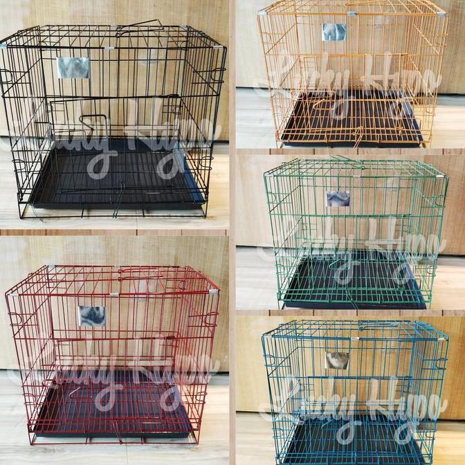 TERMURAH - Kandang Hewan/ Kandang Besi Lipat Anjing Kucing Kelinci Kecil/Pet Cage