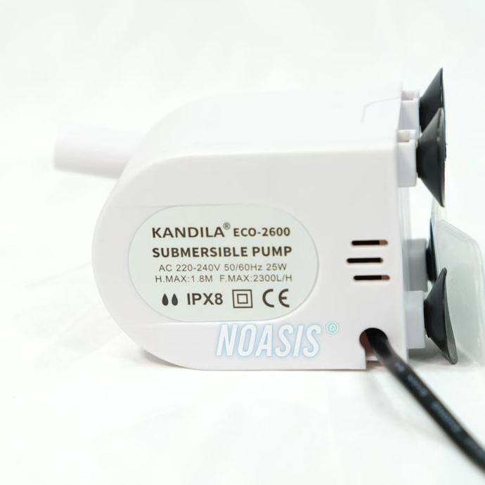 POMPA AIR CELUP AQUARIUM KANDILA ECO - 2600 POWER HEAD LOW WATT 25 W