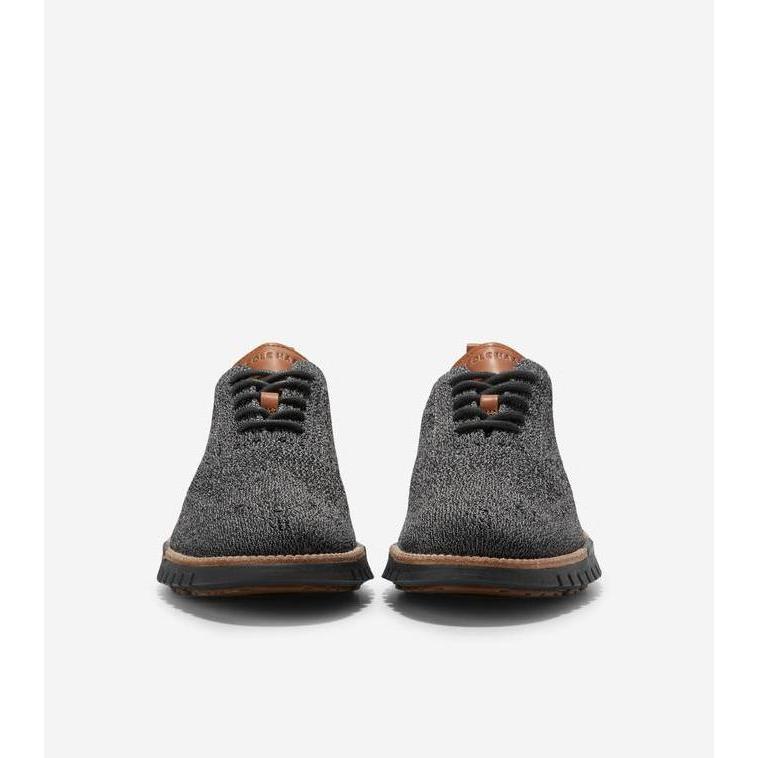 Cole Haan Men Zerogrand Remastered Stitchlite Wingtip - Sepatu Pria (Grey)