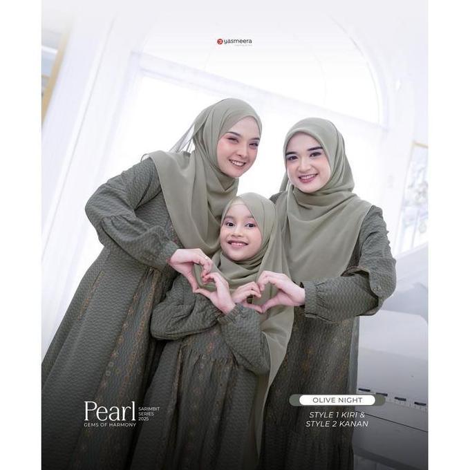 Jual, Sarimbit Pearl Warna Olive Night Bye Shieraki