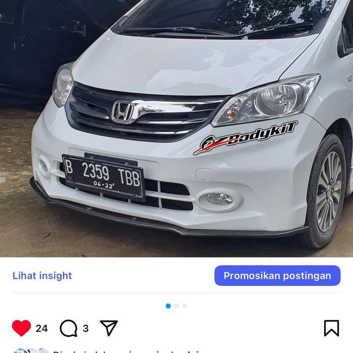 Lips bumper depan honda freed