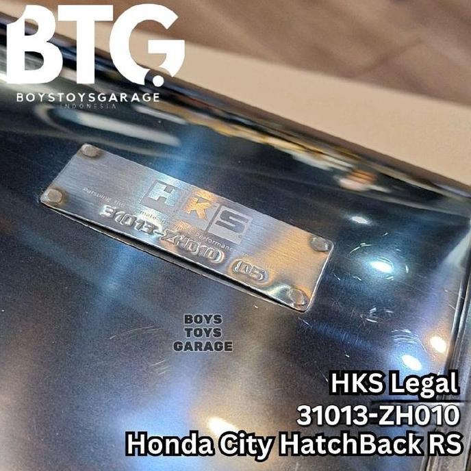 Knalpot HKS Honda City HB Hatchback RS 1.5 GN HKS Legal Muffler Ori Terlaris