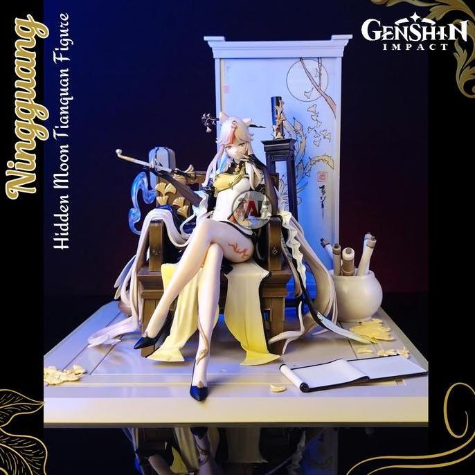 Statue action figure Genshin Impact Ningguang Hidden Moon tianquan