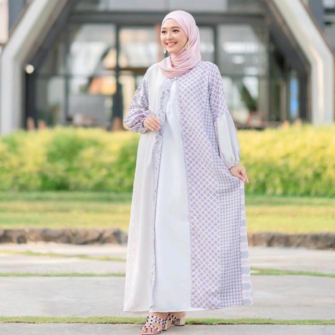 Terlaris, Maisya Gamis | Maisya Gamis Couple Satu Keluarga | Gamis Putih Lebaran