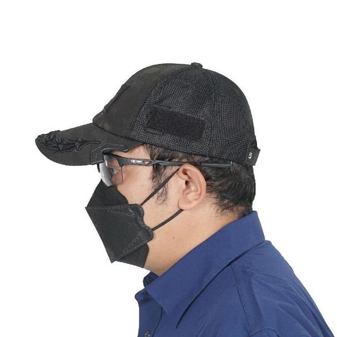 Topi Pria Cartenz Tactical Black Camo Pamen