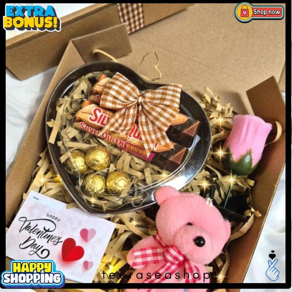Hampers Snack Box Cokelat Kado Ulang Tahun Wisuda Hadiah Pacar Gift Box Buket Murah Jajan Skripsi Se