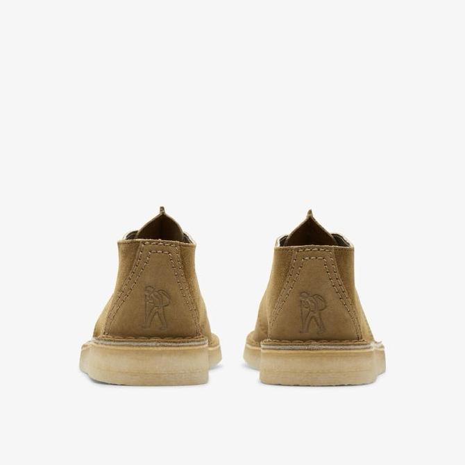 Clarks Desert Track Dark Olive Combi Original