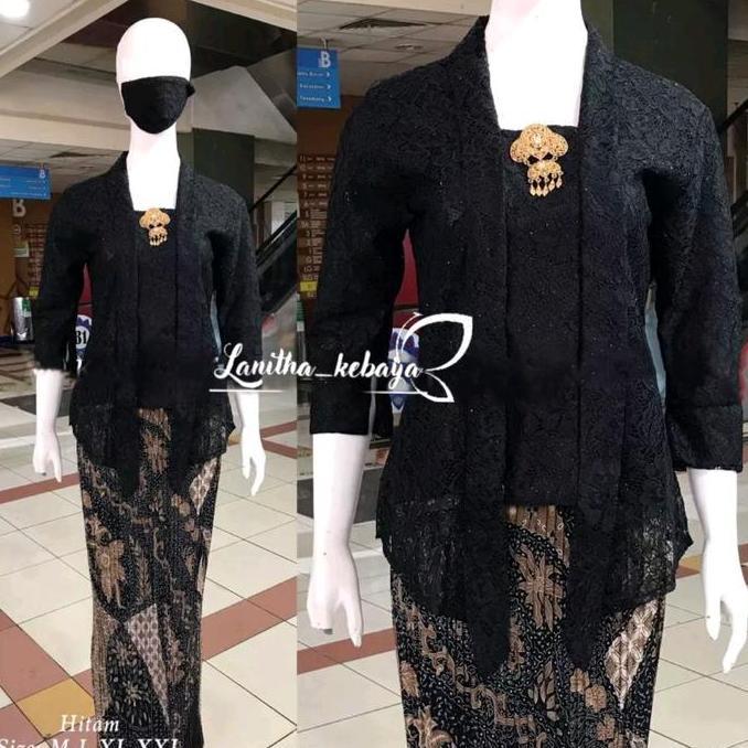 Set kebaya Modern Kebaya Kutubaru Brokat Kebaya Modern Kebaya Wisuda Kebaya Kutubaru Atasan kebaya K