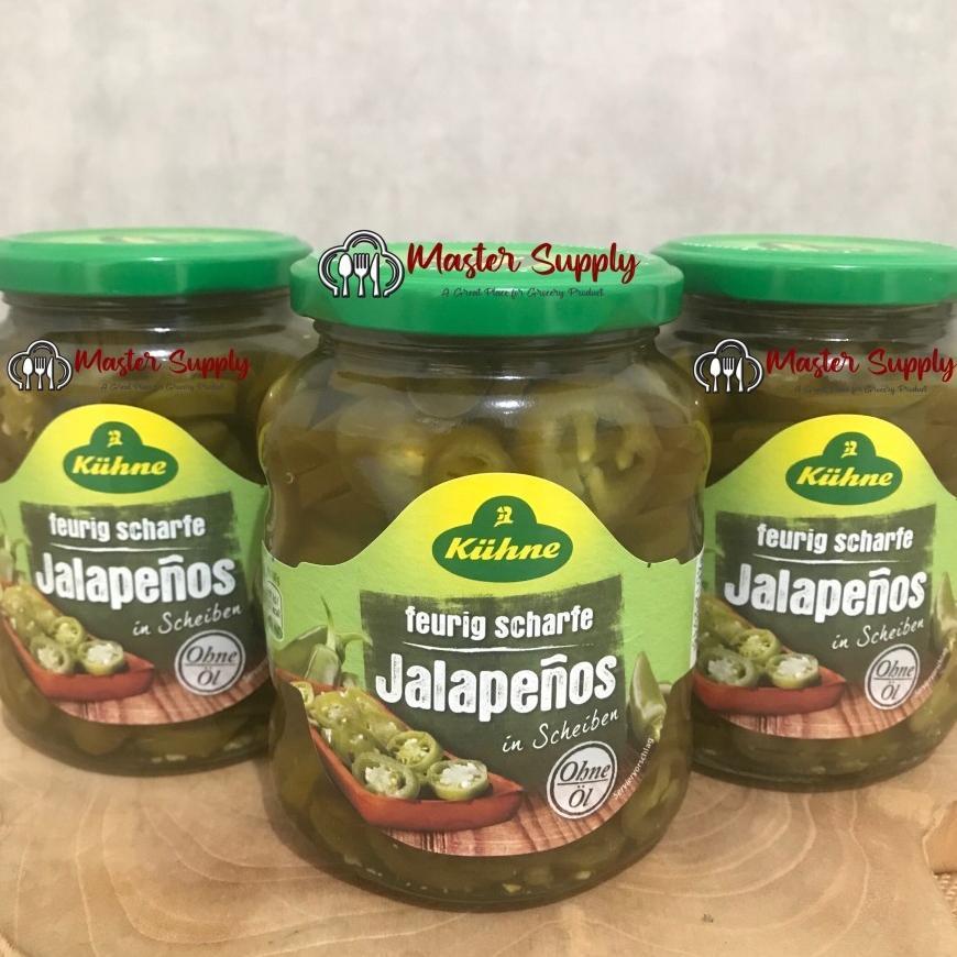 KUHNE JALAPENO 375 ML / ACAR JALAPENO / CABE JALAPENO / CABE MEXICO