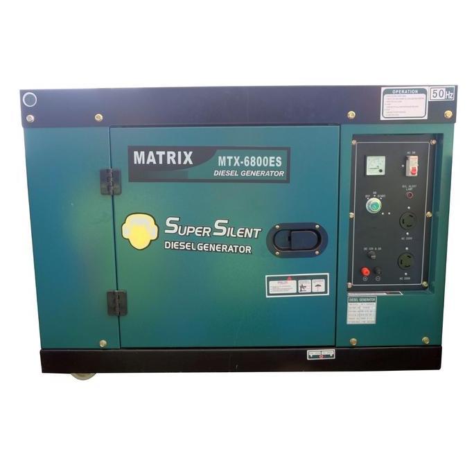 Matrix Genset Super Silent Solar Mtx 6800 Es Generator Set 5000 Watt