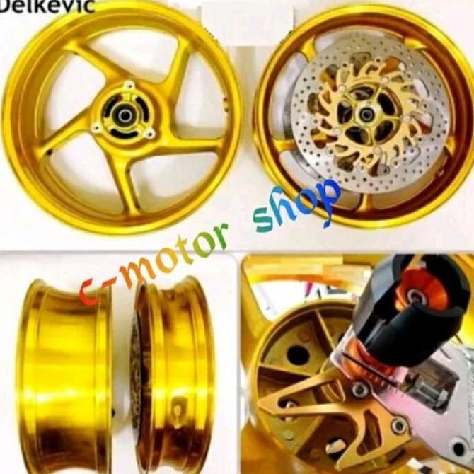 Velg Delkevic Ninja 250fi Single Disc Tapak Lebar Velg Delkevic Ninja 250 fi Old Ninja250 Karbu Z250