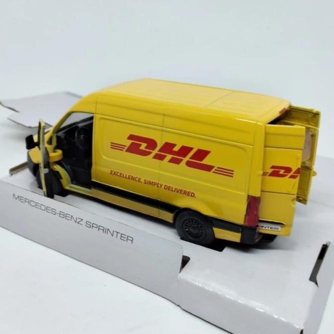 Diecast Kinsmart RMZ Mercedes Benz Sprinter DHL